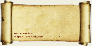 Jana Sarić vizit kartica